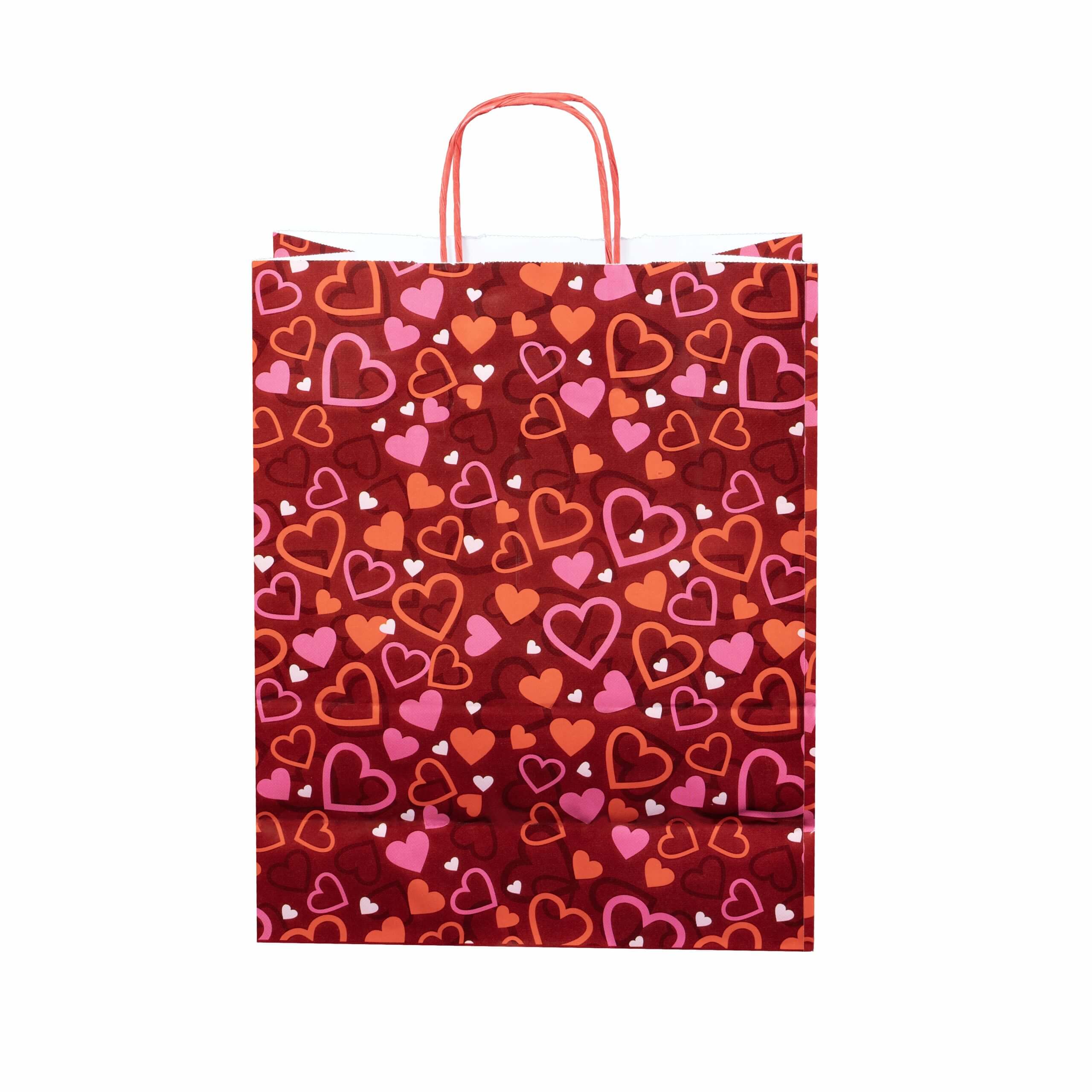 SACOȘĂ KACR 25*11*31 CMR ROSU INIMI CU LĂCUIRE TOTALĂ (200 buc) - imagine 4