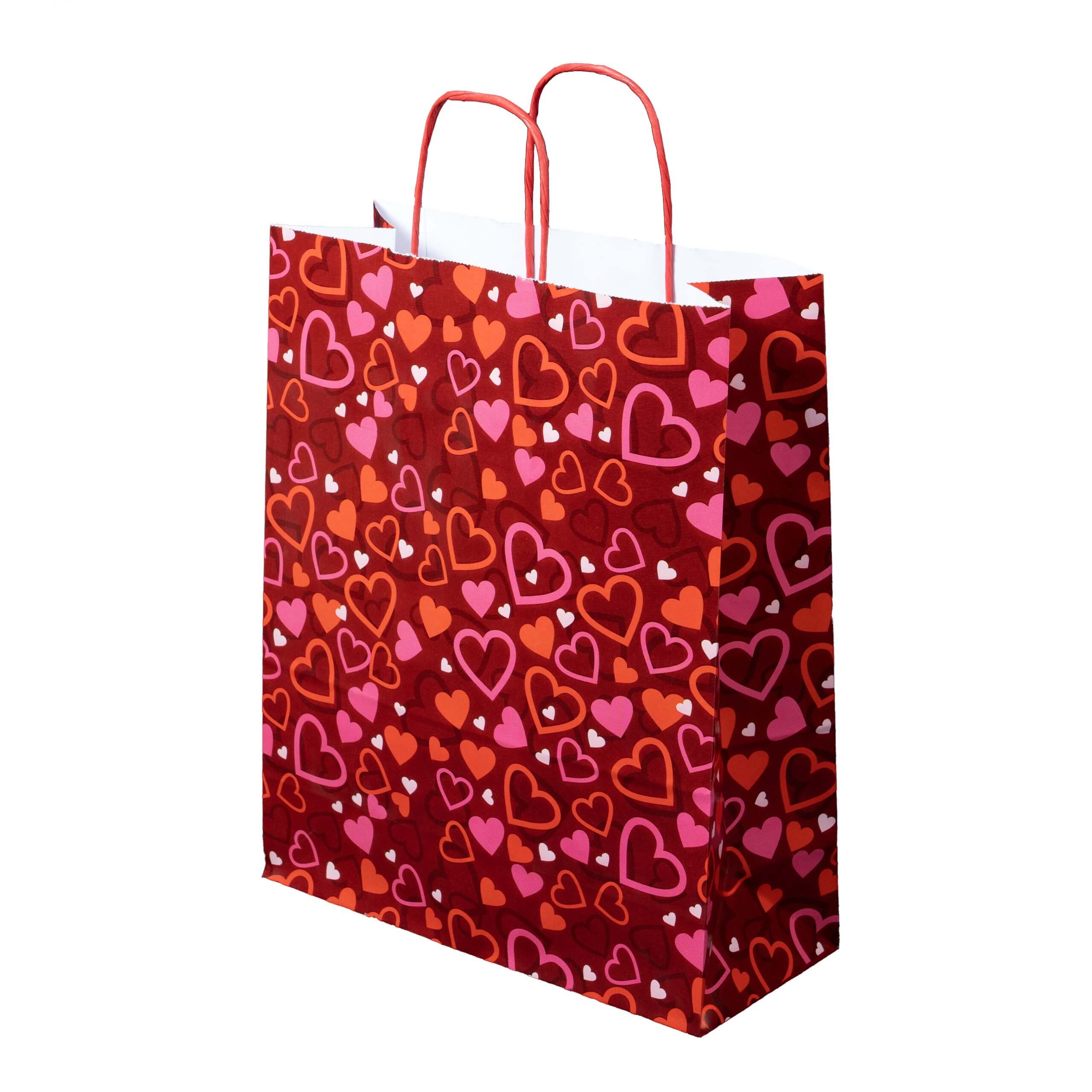 SACOȘĂ KACR 251131 CMR ROSU INIMI CU LĂCUIRE TOTALĂ Dimex