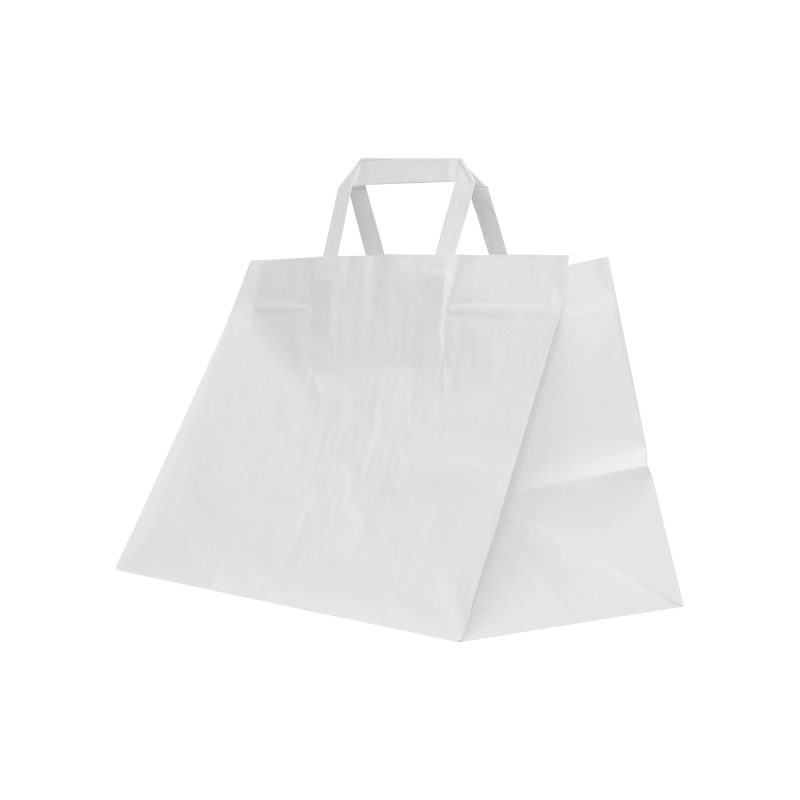 SACOȘĂ KA 32*21*24 CMI ALB NETIPĂRITĂ (150buc)